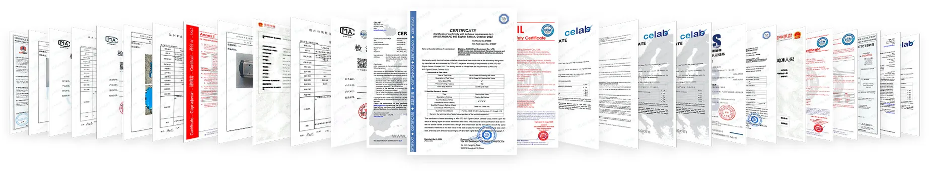 Certifications showcase