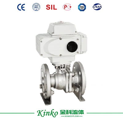 2PC Electrical Flanged Ball Valve