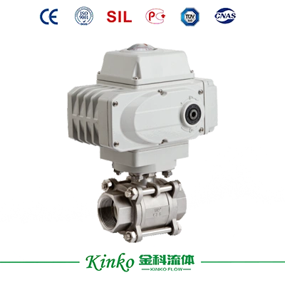 2PC Electrical Flanged Ball Valve