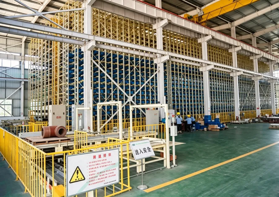 Large-scale automated warehouse