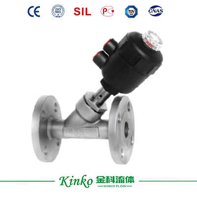 Plastic Flange Angle Seat Valve