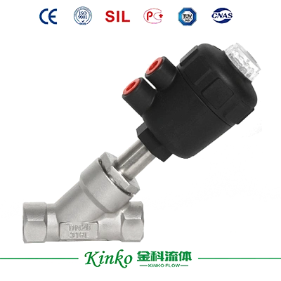 Plastic Threaded Angle Seat Valve