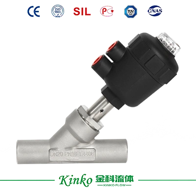 Plastic Welding Angle Seat Valve
