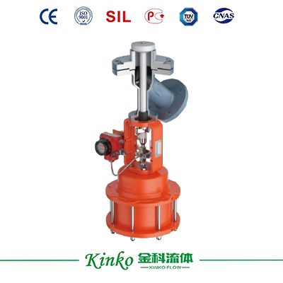Pneumatic Lined Rising-/Lowering-stem Discharge Control Valve