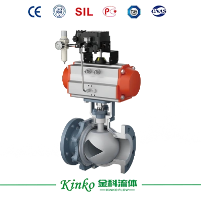 Pneumatic Lined V-Port Segmented Ball Valve