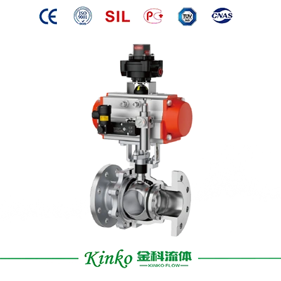 Pneumatic O-Port Metal-seated Shut-Offball Valve