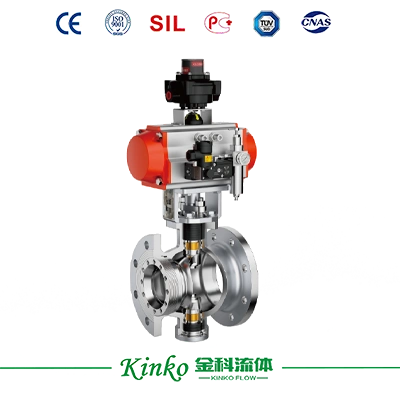Pneumatic V-Port Regulated Ball Valve