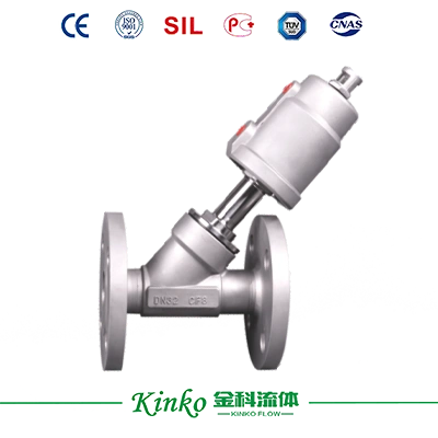 Stainless Steel Flange Angle Seat Valve