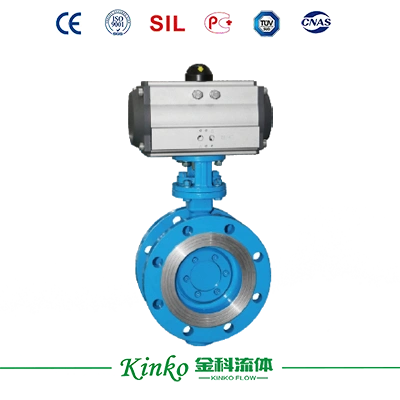 Pneumatic Flange Triple Eccentric Butterfly Valve