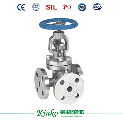 Three-way antibiotic Globe Valve