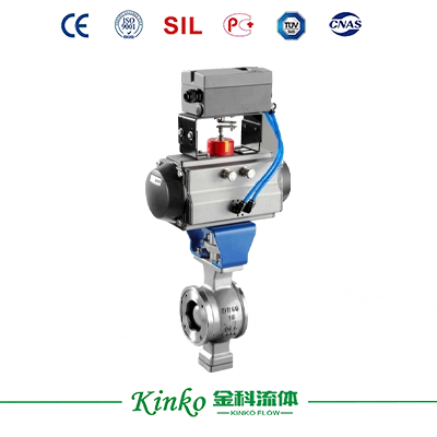 Pneumatic Wafer V-Type Ball Valve
