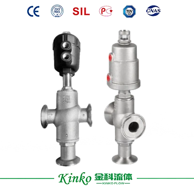 Plastic Head / Stainless Steel Three Way Quick Installation Directional Valve
